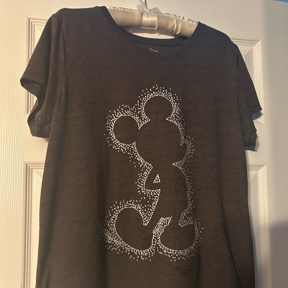 Grey Disney Mickey Mouse T-shirt